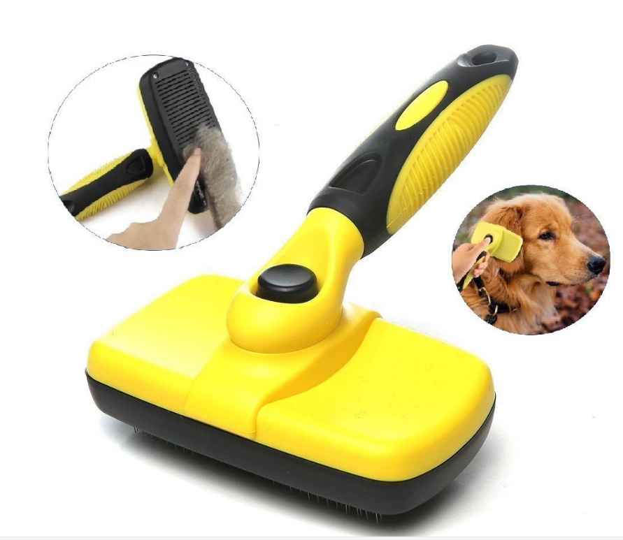 Pet Self Cleaning Slicker Brush